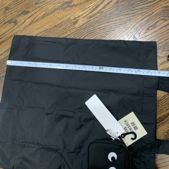 New Uniqlo x Anya Hindmarch Black Packable Bag - Picture 14 of 16